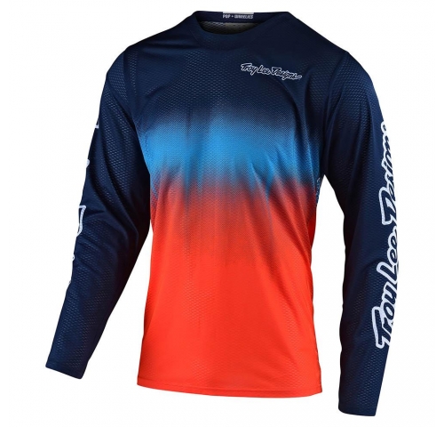 Джерсі TLD GP AIR JERSEY [STAIN'D NAVY / ORANGE] розмір 2X