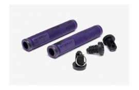 Гріпси WeThePeople PERFECT without flange 165mm Ø 29.5mm фіолетові з чорними, з брелком барендою