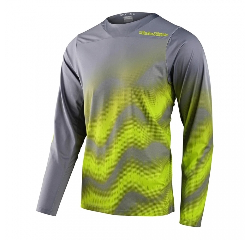 Джерсі TLD SKYLINE LS CHILL JERSEY WAVES [LT GRAY] S