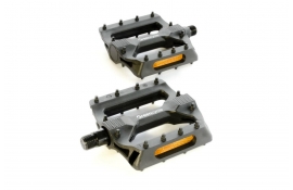 Педалі Green Cycle GPD-M101, нейлонові, кулькові підшипники, вісь 9/16" бориста сталь (розмір 112,5х