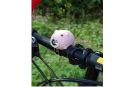Дитячий ліхтар Green Cycle Piglet, 300 люмен, 3 режими, + гудок з 5 звуками, рожевий