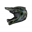 Вело шолом фуллфейс TLD D4 Mips Carbon, [GRAPH GRAY / GREEN] M