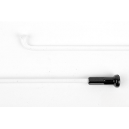 Спиці  Primo Forged (29-650) 182мм, 50шт, black nipples, білі