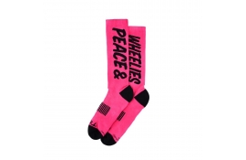 Шкарпетки TLD MENS PERFORMANCE SOCKS; PEACE & WHEELIES [FUSCIA] L/XL