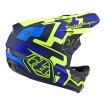 Вело шолом фулфейс TLD D3 Fiberlite Speedcode [YELLOW/BLUE] розмір S