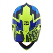 Вело шолом фулфейс TLD D3 Fiberlite Speedcode [YELLOW/BLUE] розмір S