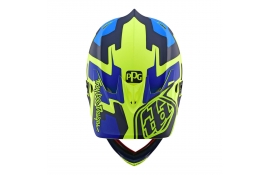 Вело шолом фулфейс TLD D3 Fiberlite Speedcode [YELLOW/BLUE] розмір S