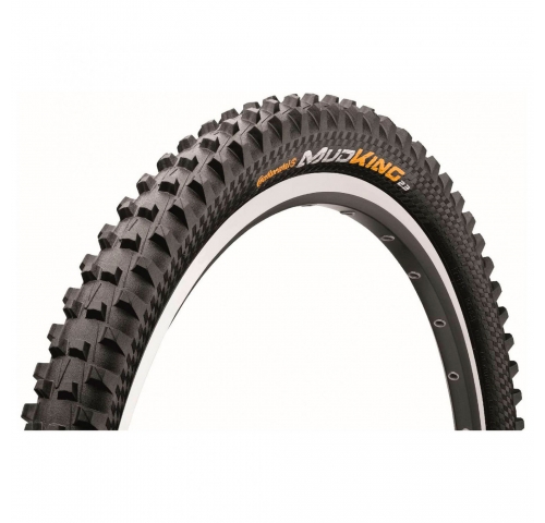 Покрышка бескамерная Continental MudKing, 27.5"x1.80, 47-584, черная, складная, BlackChili, ProTecti