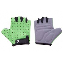 Рукавички дитячі Green Cycle FLASH без пальців XS зелено-чорні