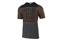 Джерсі TLD Skyline Air S/S Jersey [HEATHER BLACK / HEATHER LIGHT MOKA] розмір XL