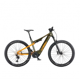 Електровелосипед KTM MACINA CHACANA 792 рама L/48, зелено-помаранчевий, 2022