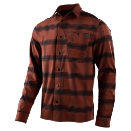 Рубашка TLD GRIND FLANNEL STRIPE [RUSSET] SM