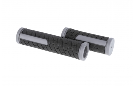 Ручки руля ONRIDE Tile, 130/92 мм, чорний/сірий Ручки руля ONRIDE Tile, 130/92 мм, чорний/сірий