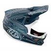 Вело шлем TLD D3 FIBERLITE HELMET SpiderStripe [Blue] S