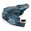 Вело шлем TLD D3 FIBERLITE HELMET SpiderStripe [Blue] S