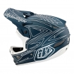 Вело шлем TLD D3 FIBERLITE HELMET SpiderStripe [Blue] M