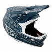 Вело шлем TLD D3 FIBERLITE HELMET SpiderStripe [Blue] M