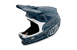 Вело шлем TLD D3 FIBERLITE HELMET SpiderStripe [Blue] M