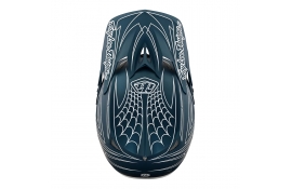 Вело шлем TLD D3 FIBERLITE HELMET SpiderStripe [Blue] L
