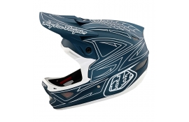 Вело шлем TLD D3 FIBERLITE HELMET SpiderStripe [Blue] XL